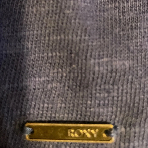 Roxy Lightweight‎ Hooded Blue Sweatshirt Size Medium - Picture 6 of 8